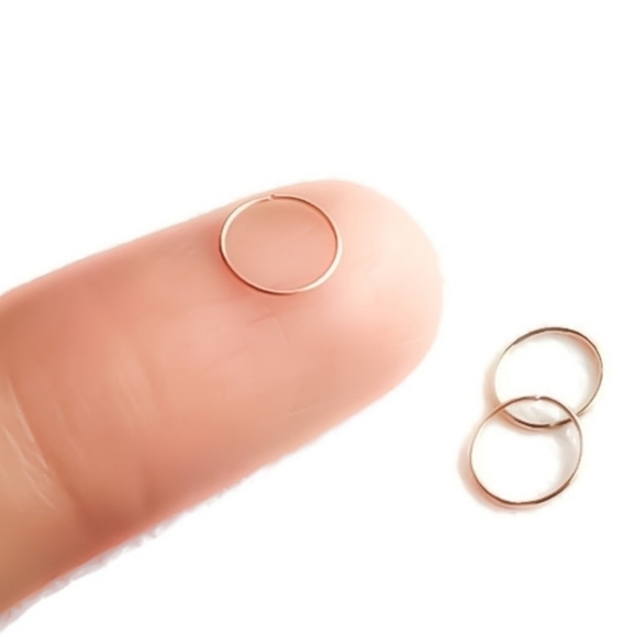 Last 1❗Moodtherapy | Hoop Nose Ring - Picture 2 of 7